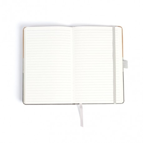 Libreta con pasta de papel kraft de 80 hojas