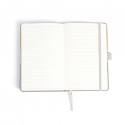 Libreta con pasta de papel kraft de 80 hojas