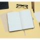 Libreta con pasta de papel kraft de 80 hojas