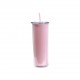 Vaso con capacidad de 720 ml incluye popote