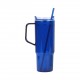 Cilindro con popote y agarradera con capacidad de 1200 ml