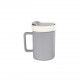 Taza con tapa y capacidad de 460 ml