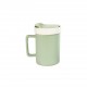 Taza con tapa y capacidad de 460 ml
