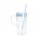 Vaso con tapa y popote con capacidad de 760 ml