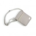 Bolsa de hombro con correa ajustable color gris