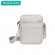 Bolsa de hombro con correa ajustable color gris