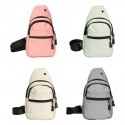 Bolsa crossbody en nailon y curpiel