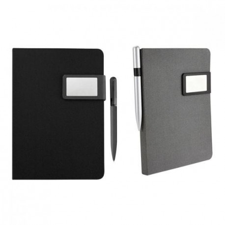 Set libreta y bolígrafo con caja Aitana