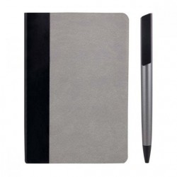Set libreta y bolígrafo con separador Zemun