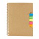 Libreta de cartón notas adheribles en 5 colores Koryak