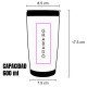 Vaso termo fabricado de acero inoxidable