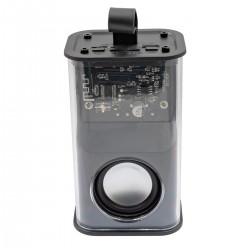 Bocina vía bluetooth transparente