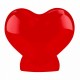 Alcancía en forma de corazón de plástico