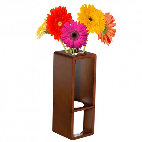 Florero de madera