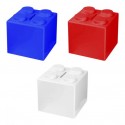 Alcancía con forma de cubos varios colores