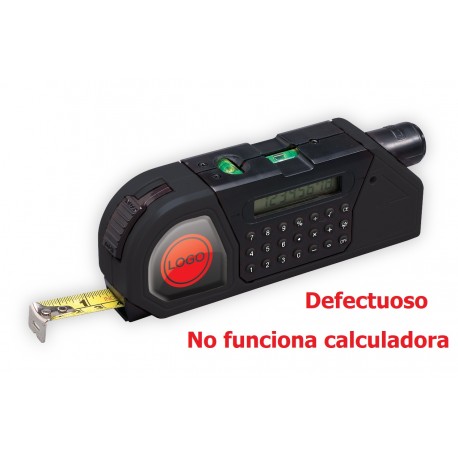 Flexómetro con nivel