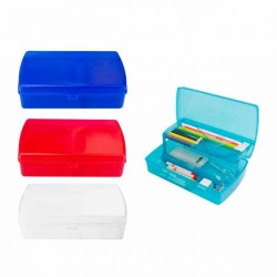 Estuche escolar con 4 divisiones Master