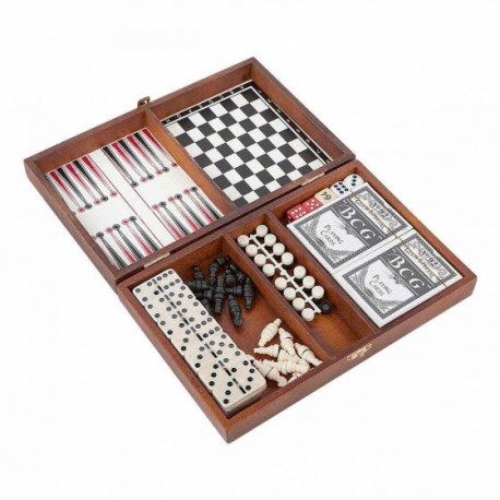 Set de juego de ajedrez con estuche de madera Namibia
