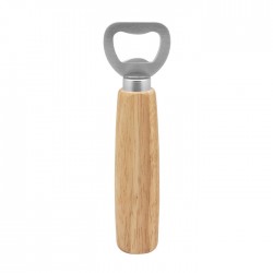 Destapador con mago de madera barnizada