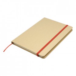 Libreta elaborada de cartón y papel