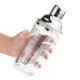 Coctelera de vidrio con tapa de acero con capacidad de 450 ml