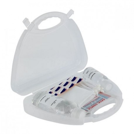 Kit de emergencia con estuche de plástico