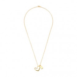 Collar Dilara de chapa de oro