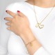 Pulsera Ona de chapa de oro