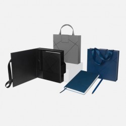 Set de libreta Timantti de curpiel