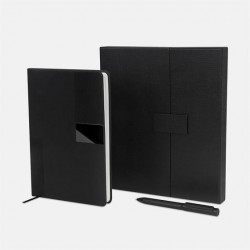 Set de libreta Dickens de curpiel