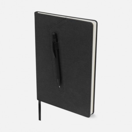 Set de libreta agendario Brigid de aluminio y papel