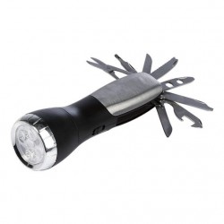 Lámpara con navaja Pathfinder de metal