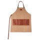 Mandil con correa ajustable y tres bolsas Auryn