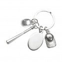 Llavero Bunt Baseball de metal