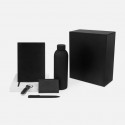 Set Drael de acero inoxidable y curpiel
