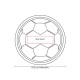 Tabla Soccer de bambú