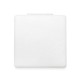 Espejo Glamour color blanco