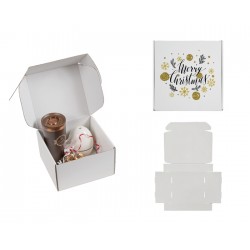 Caja de regalo en blanco mate