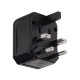 Juego con adaptador Multiplug color negro