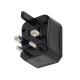 Juego con adaptador Multiplug color negro