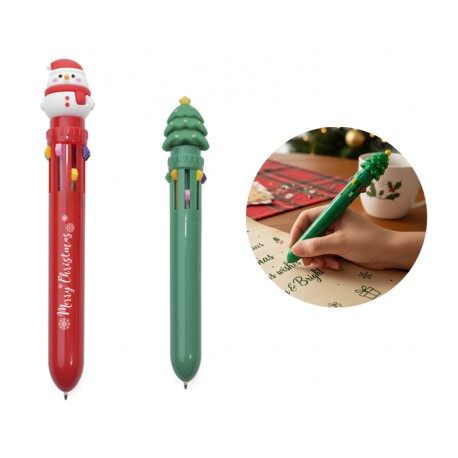 Bolígrafo Chrismatik en color verde y rojo