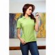 Playera con diseño de rombos pequeños Ravel dama