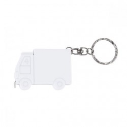 Mini llavero con flexómetro en forma de camión