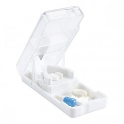Pastillero con corta pastillas Crystal