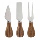 Set de cocina con 3 accesorios de madera Lesoto