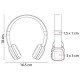 Audífonos plegables elegantes y súper cómodos Orión Bluetooth