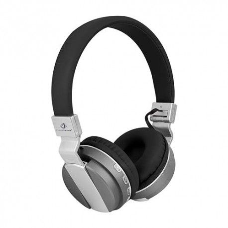 Audífonos acojinados en diadema bluetooht con estuche Aulavik con radio