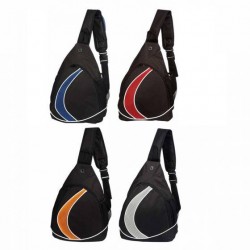 Mochila de poliéster con aditamento para audífonos Antara
