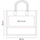 Bolsa eco friendly con fuelle Torba