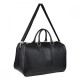 Maleta de curpiel color negro con cierre Farah